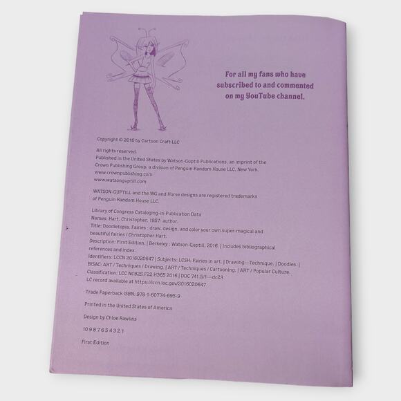 Doodletopia Fairies - Draw Design & Color - Christopher Hart - Picture 4 of 7